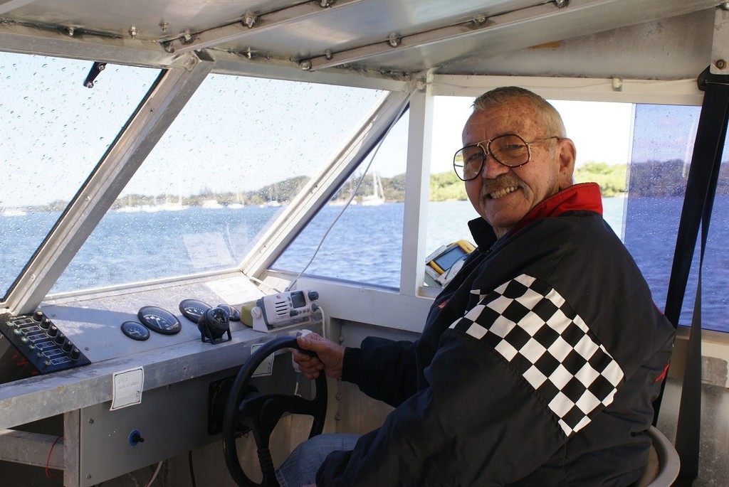 Powerboat-World editor Bob Wonders was the first boating writer (and one of the very few other than designer Trevor Payne) to take the wheel of the Sea Ski. - Sea Ski © Bob Wonders